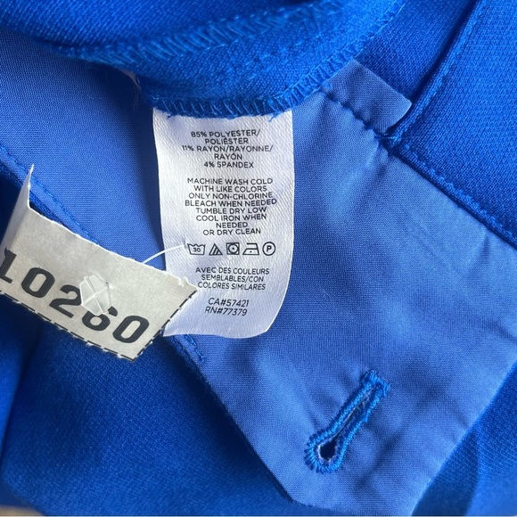 Ann Taylor Lana Slim Pant in Royal Blue Size 4 - Picture 12 of 12